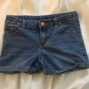 Jean shorts from Target